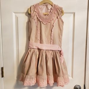 Trish Scully Child Beaded & Lace Princess Dress